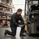 Premium Heavy Duty Coverall with Reinforced Knee Pad Pockets, Action Back, and Hi-Visibility Features for Enhanced Comfort and Durability