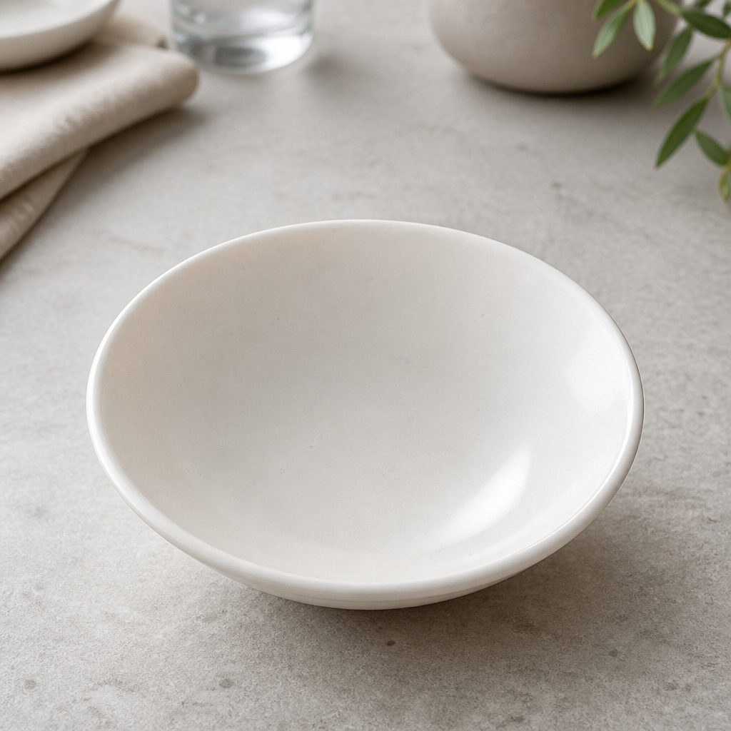 Commercial 850ml Rice Bowls 178mm Stoneware 6 Pack