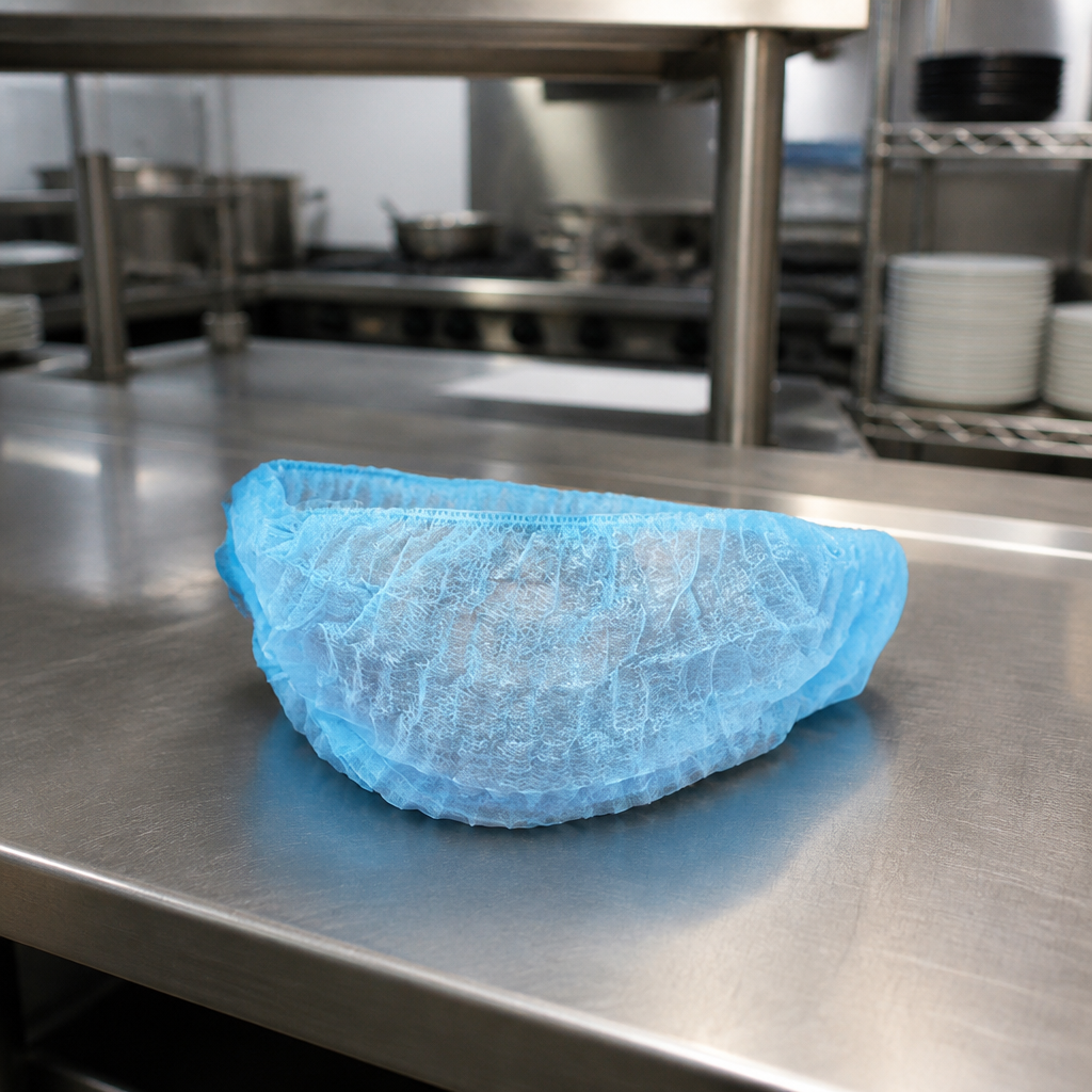 Commercial Beard Snoods Blue 50 Pack for catering hygiene