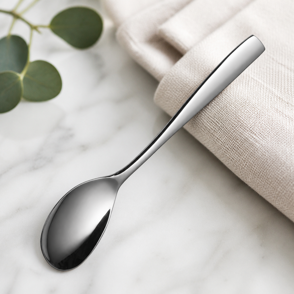 Commercial Stainless Steel Tablespoon 12 Pack High Shine Finish