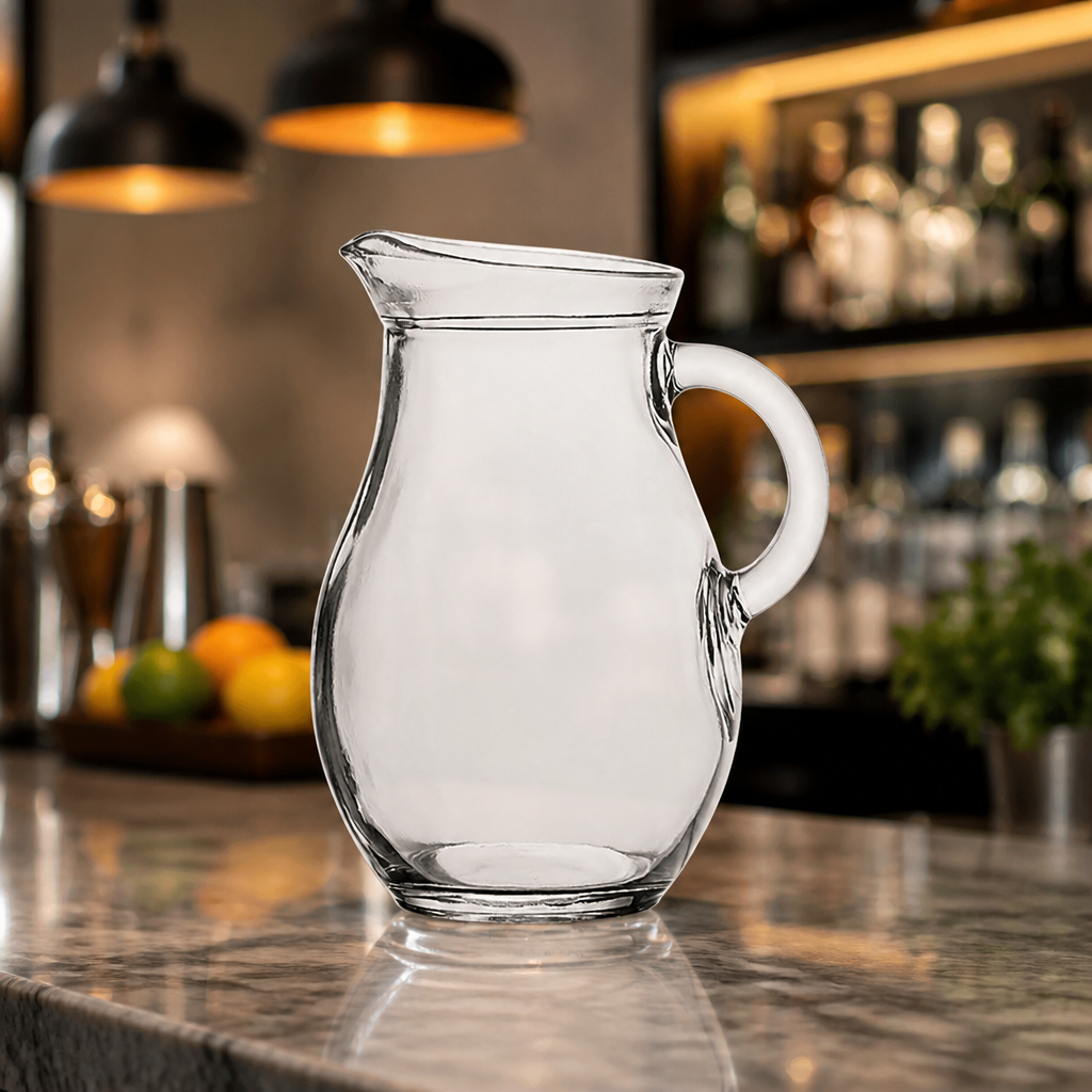Commercial Glass Jugs 0.25Ltr - 24 Pack Bistro Style