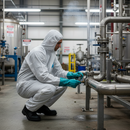 Premium Heavy Duty Chemical Resistant Coverall with Asbestos Protection, Breathable Design and Enhanced Fit for Industrial Use