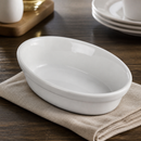 Commercial Porcelain Oval Pie Bowls 145mm - 6 Pack