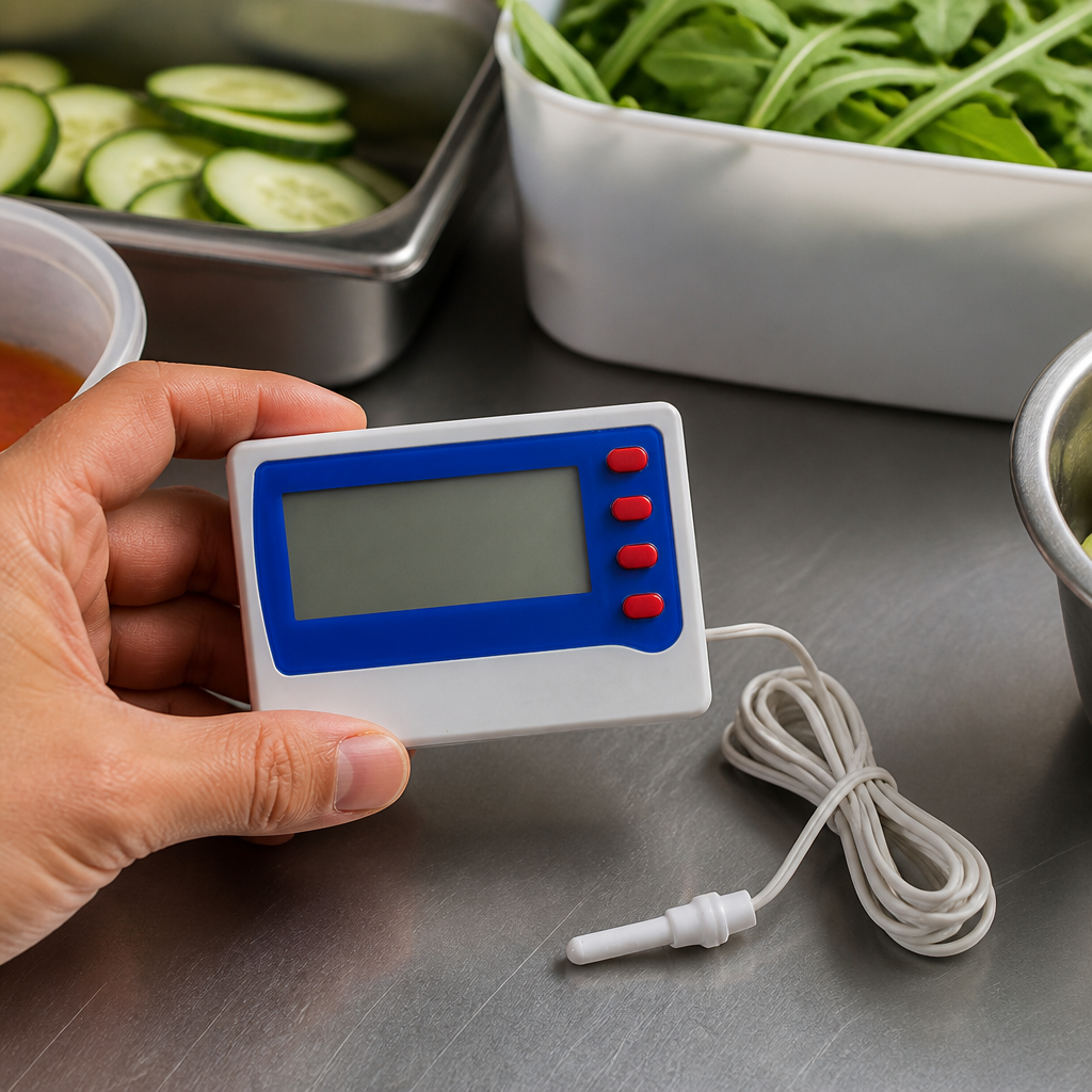 Digital Fridge Freezer Thermometer for commercial kitchens