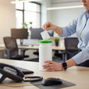 Premium Multi-Surface Antibacterial Wipes - Disinfect Office Equipment and Sensitive Surfaces in a Convenient Tub of 100