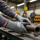 Premium Cut Resistant Crinkle Latex Palm Coated Gloves for Safe Handling and Dexterity