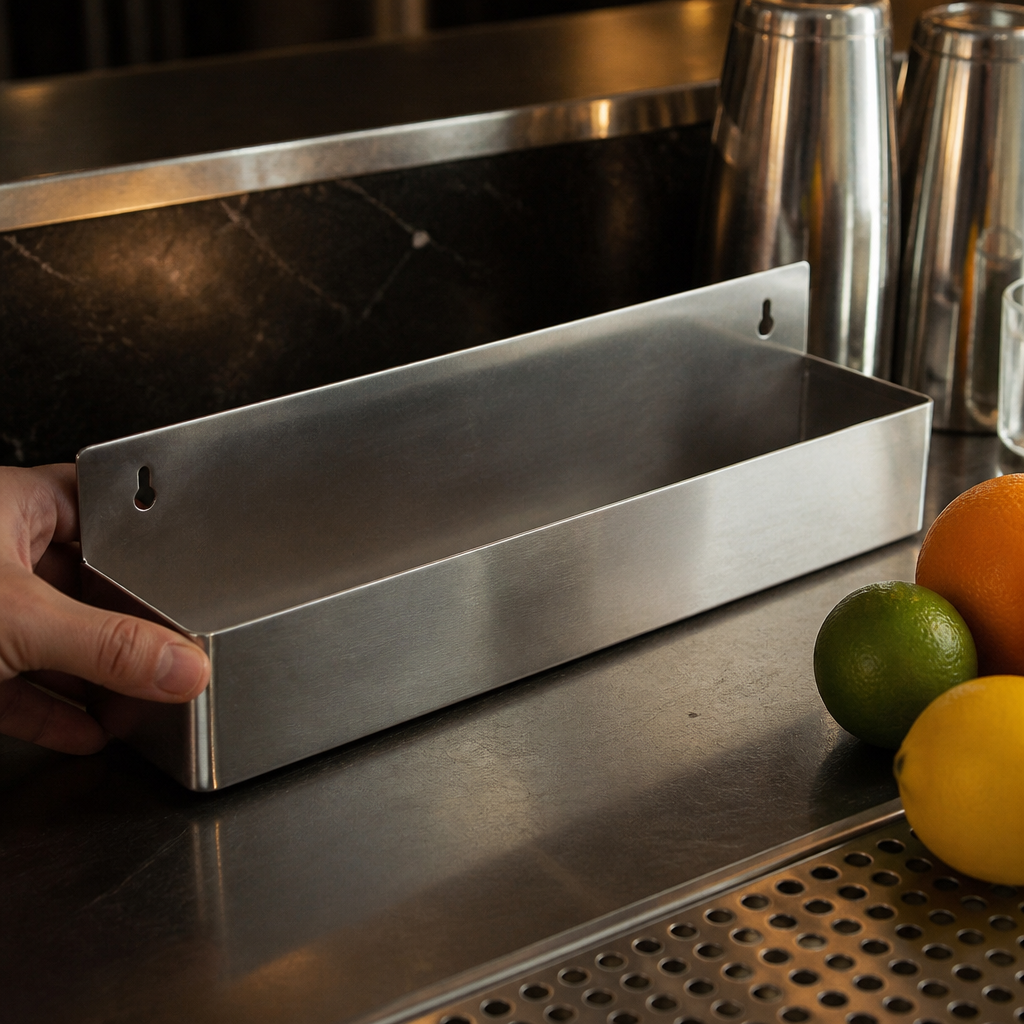 Commercial Wall-Mountable Speed Rail 560mm Stainless Steel