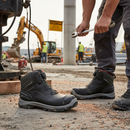 Premium Heavy Duty Safety Boot with Boa Lace System, Waterproof Membrane, and ESD Protection - Sizes 2-13