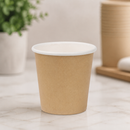 Commercial Disposable Espresso Cups 114ml Kraft 1000 Pack