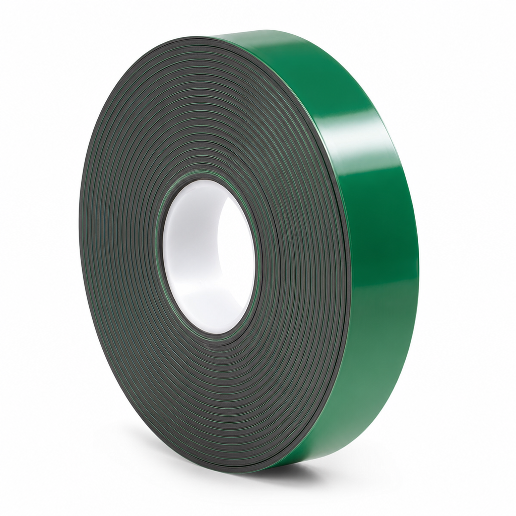 10m Magnetic Erasable Label Holding Tape Roll – Green