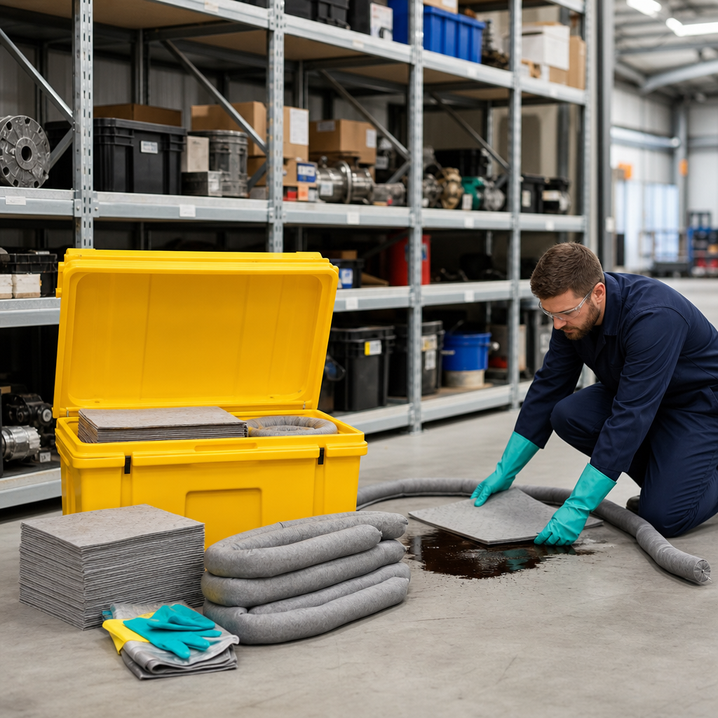 110 Litre Absorbent Safety Kit in Carry Case