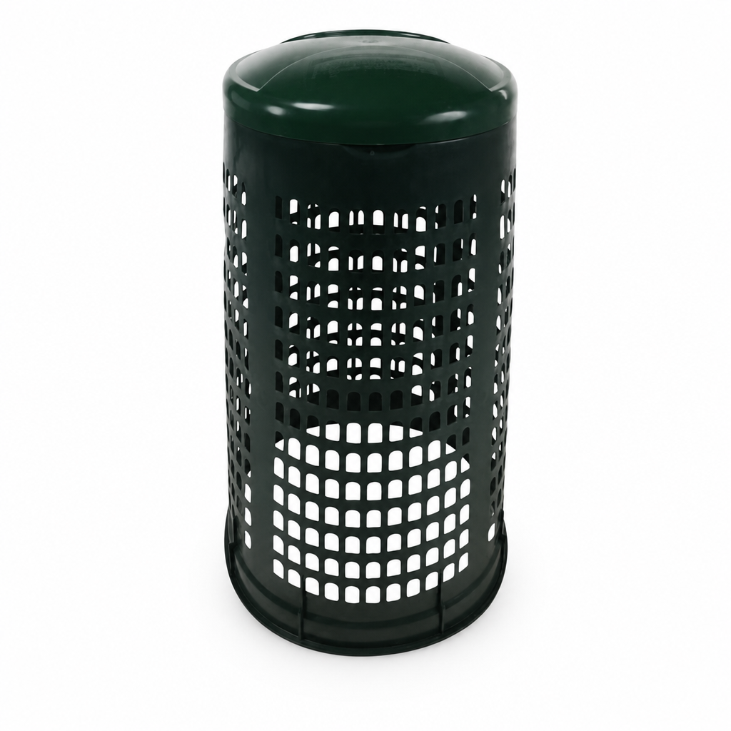 110 Litre Plastic Bin Bag Holder with Swing Lid