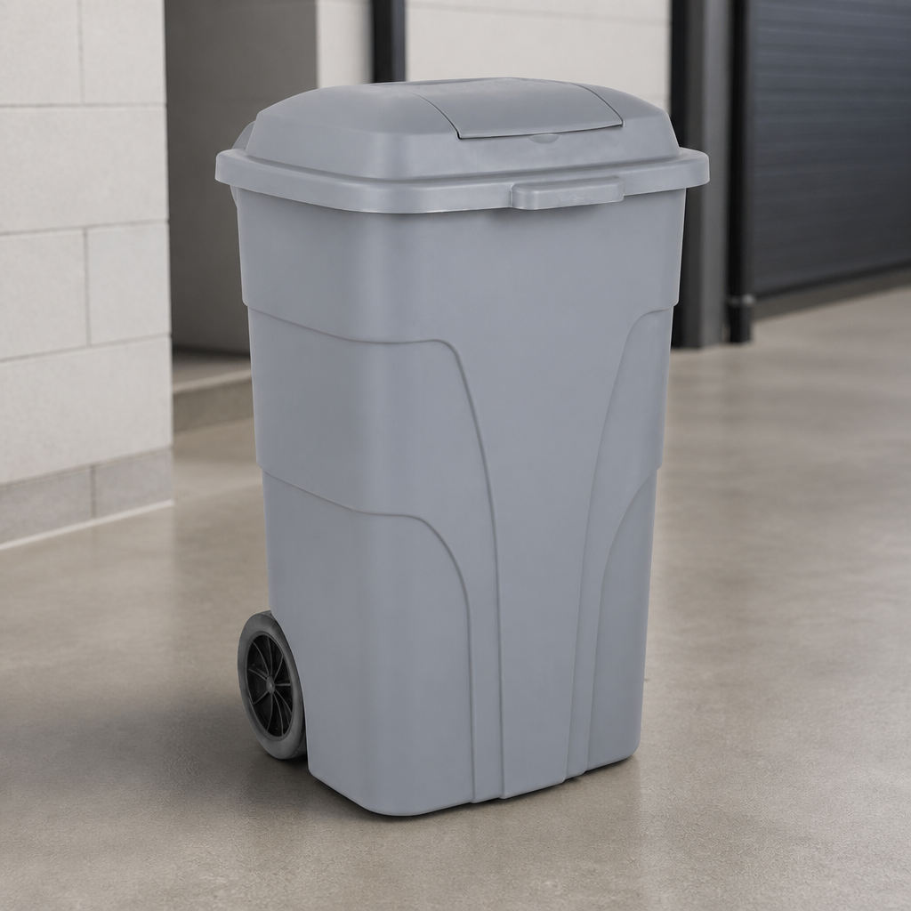 120L Commercial Wheelie Bin with Foot Pedal for Easy Disposal