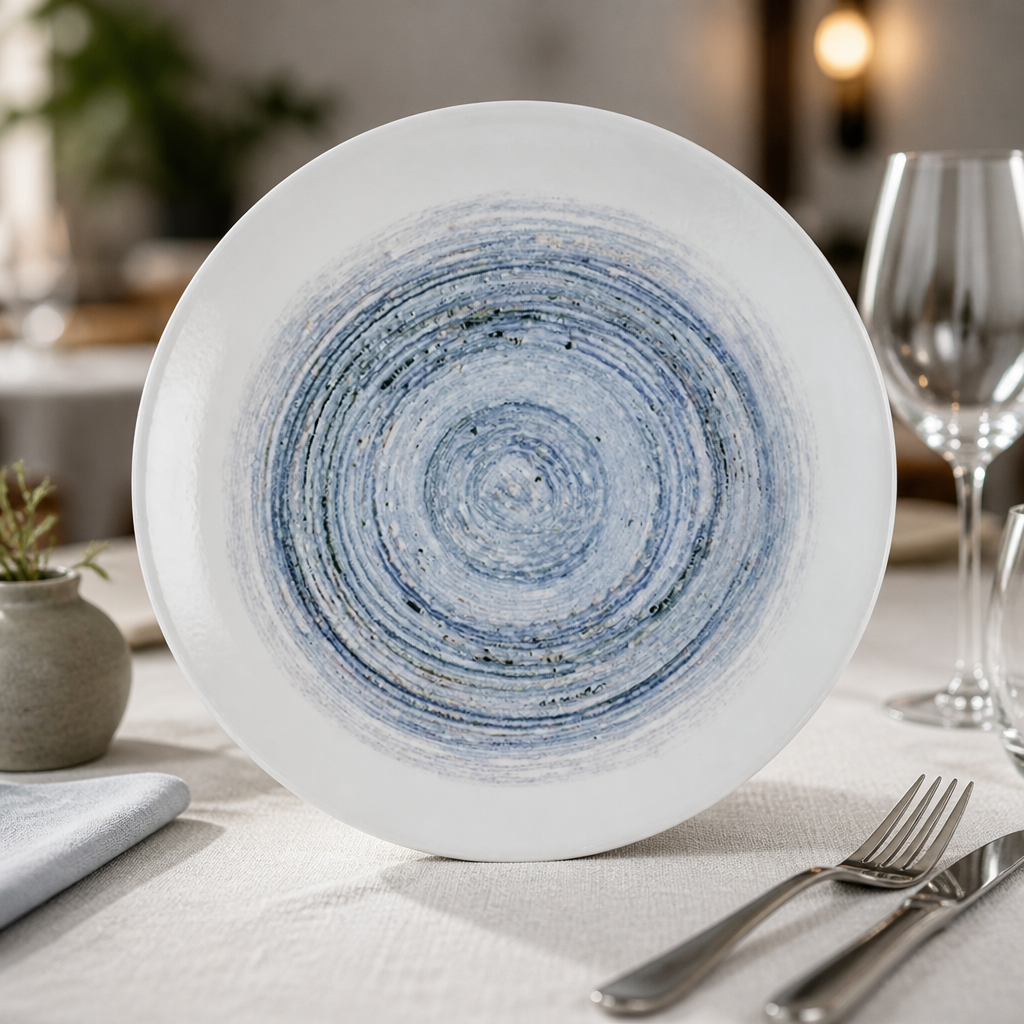 Commercial Coupe Plates 285mm - 12 Pack Durable Ceramic