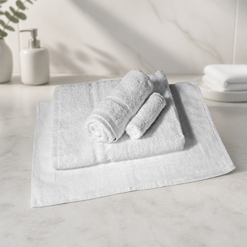 Commercial Cotton Spa Towel Set of 4 for Hospitality Use