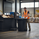 Premium Heavy Duty Wheelie Bin 240 Litre - UV-Resistant, Ergonomic Design for General Waste Management
