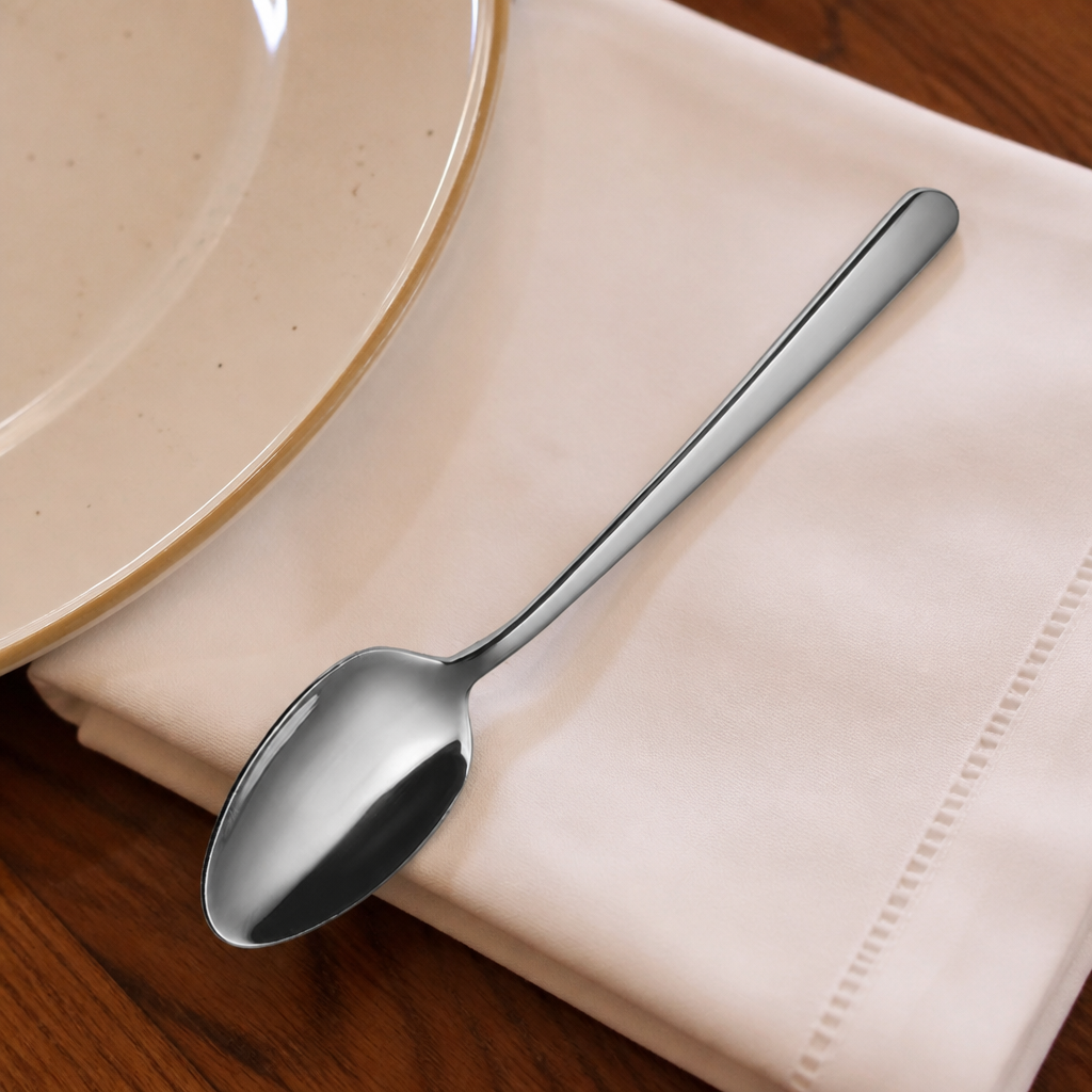 Set of 12 elegant demitasse spoons for fine dining