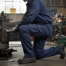 Premium Heavy Duty Navy Blue Combat Trousers with Short Leg 29'' - Sizes 28-46 Available