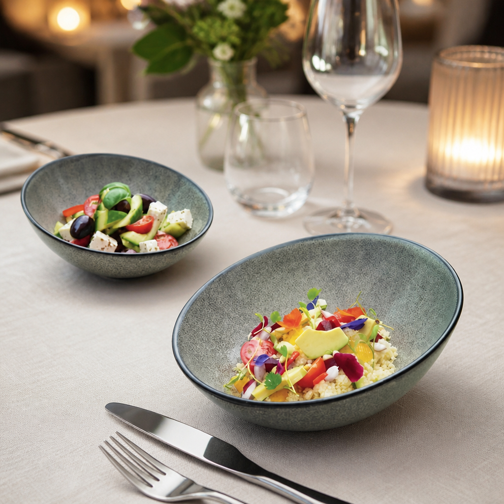 Commercial Porcelain Sloping Soup Bowls 135mm 170ml 6 Pack