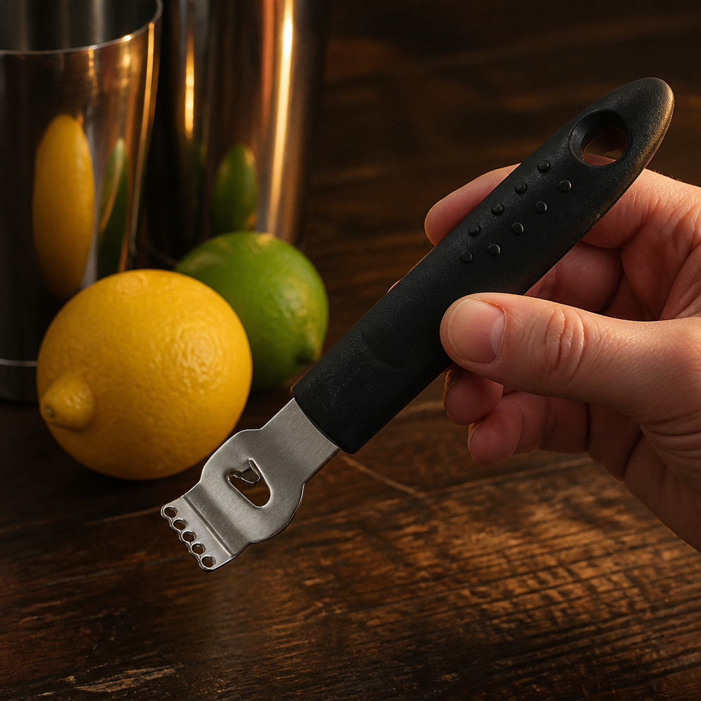 Commercial Zester and Canale Cutter for cocktail garnishing
