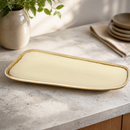 Commercial Rectangular Serving Platter 335mm Sandstone 4 Pack