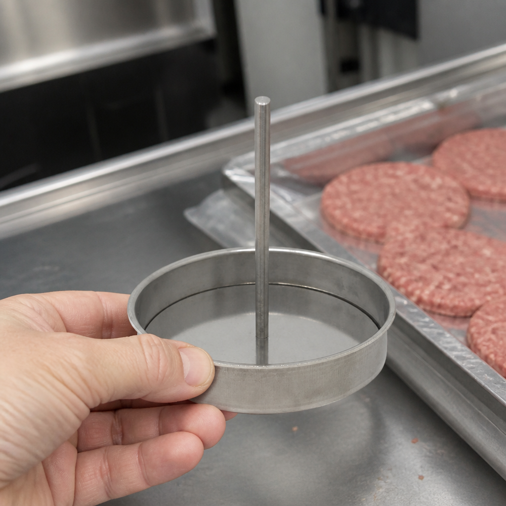 150mm Commercial Adjustable Burger Press Mould for food prep
