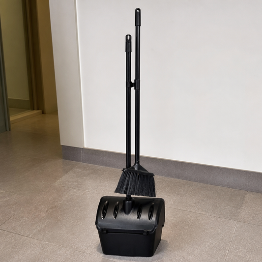 Commercial Lobby Dustpan And Broom Set For Quick Cleaning