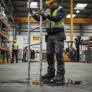Premium High-Performance Safety Boot with Aluminum Toe Cap, Water-Repellent Nubuck Leather, and Anti-Puncture Features in Sizes 2-13