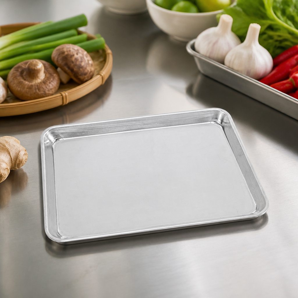 Commercial Stainless Steel Japanese Chef Tray 140x200mm