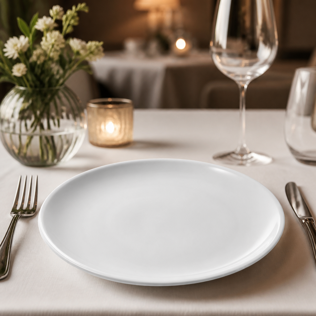 Commercial Dinner Plates 280mm Porcelain 6 Pack