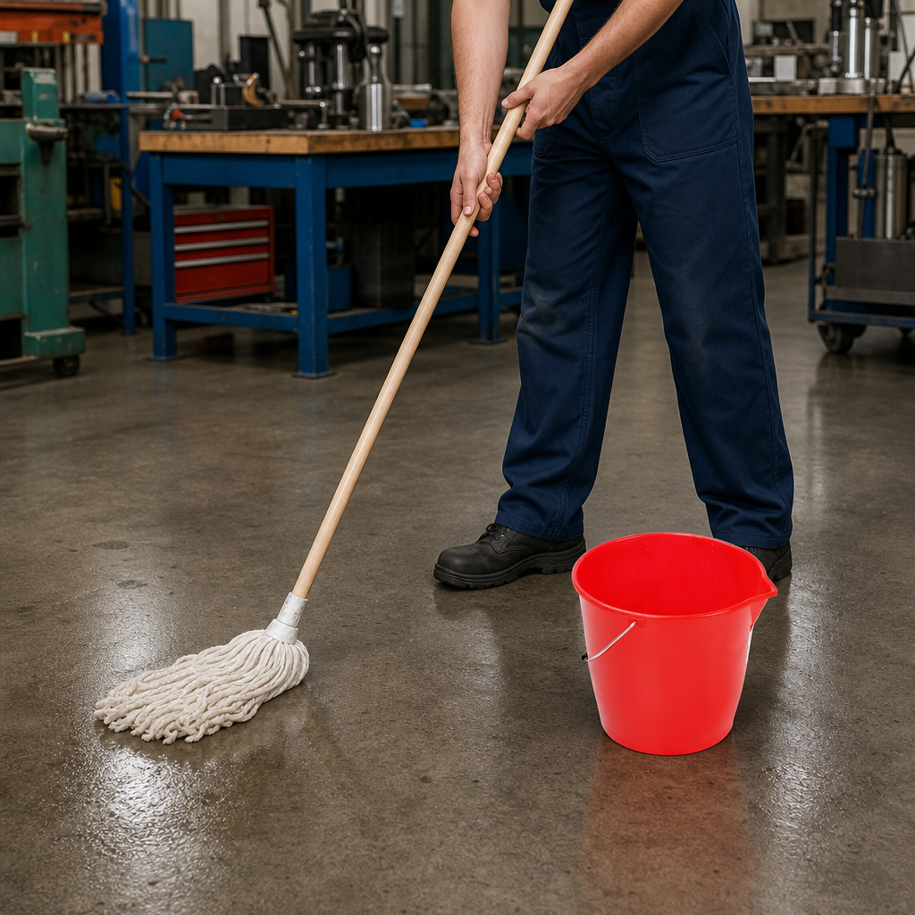 12 Litre Plastic Cleaning Bucket with Pouring Spout