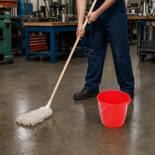 12 Litre Plastic Cleaning Bucket with Pouring Spout
