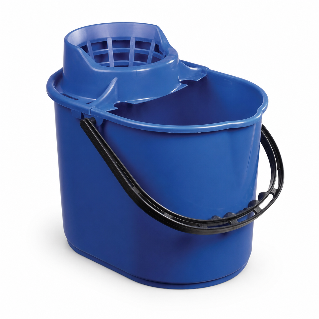 12 Litre Plastic Mop Bucket with Wringer