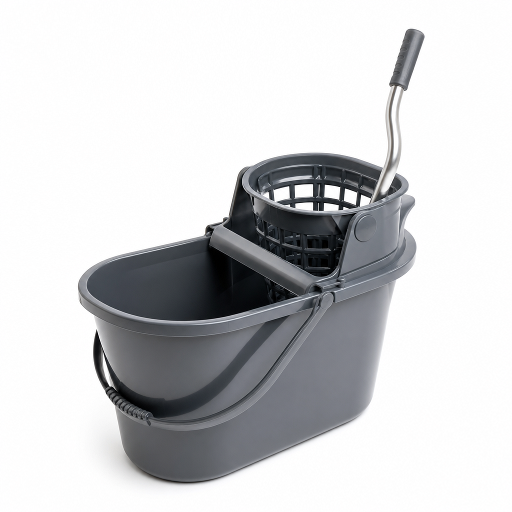 12 Litre Plastic Mop Bucket with Wringer