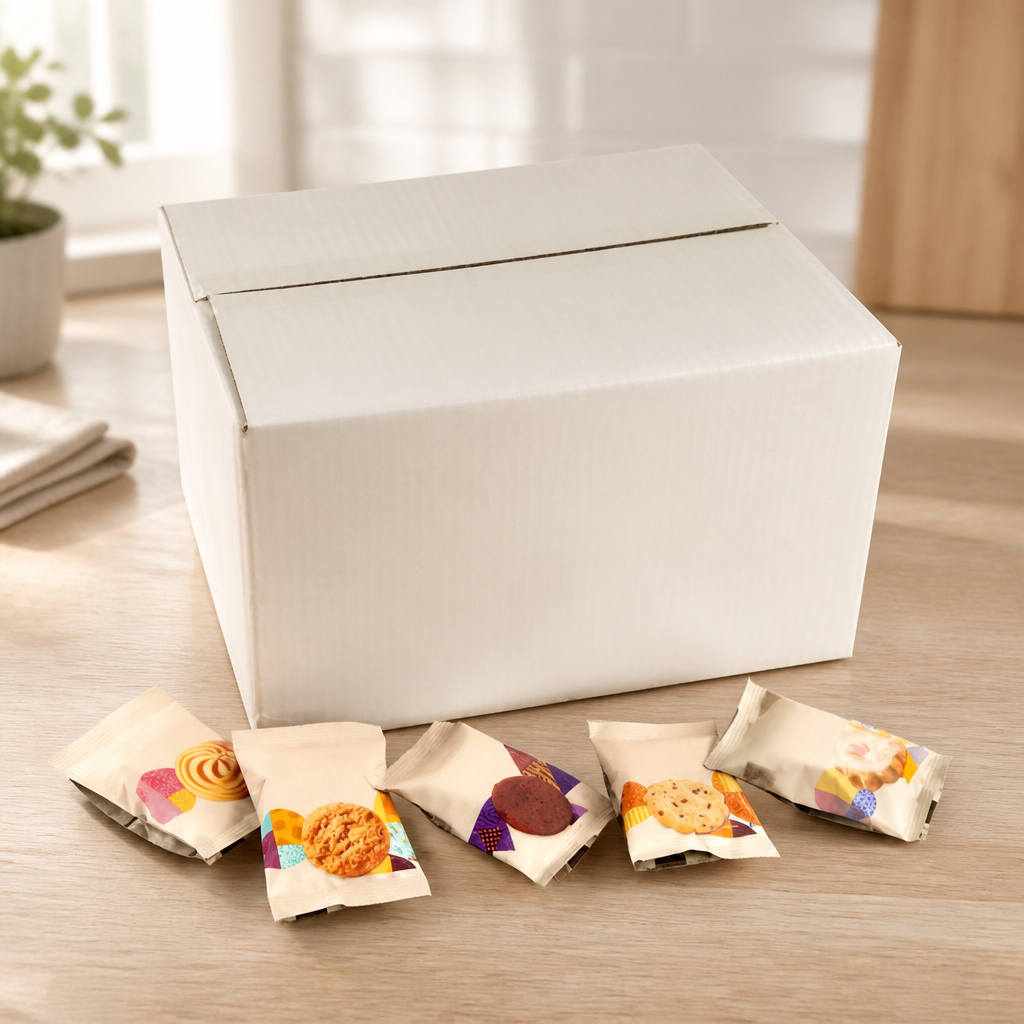 Commercial Room Refreshments Biscuit Assortment 100 Packs