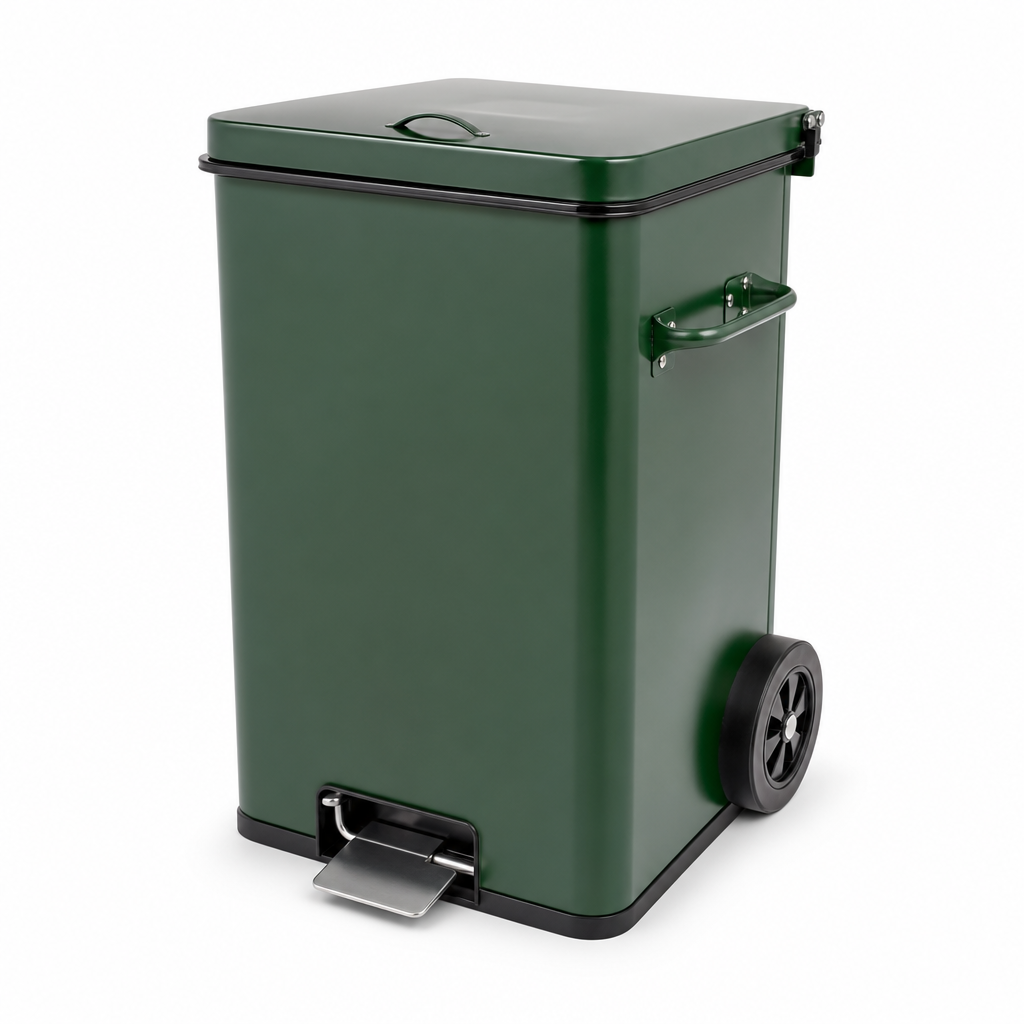 120L Mobile Pedal Food Waste Bin