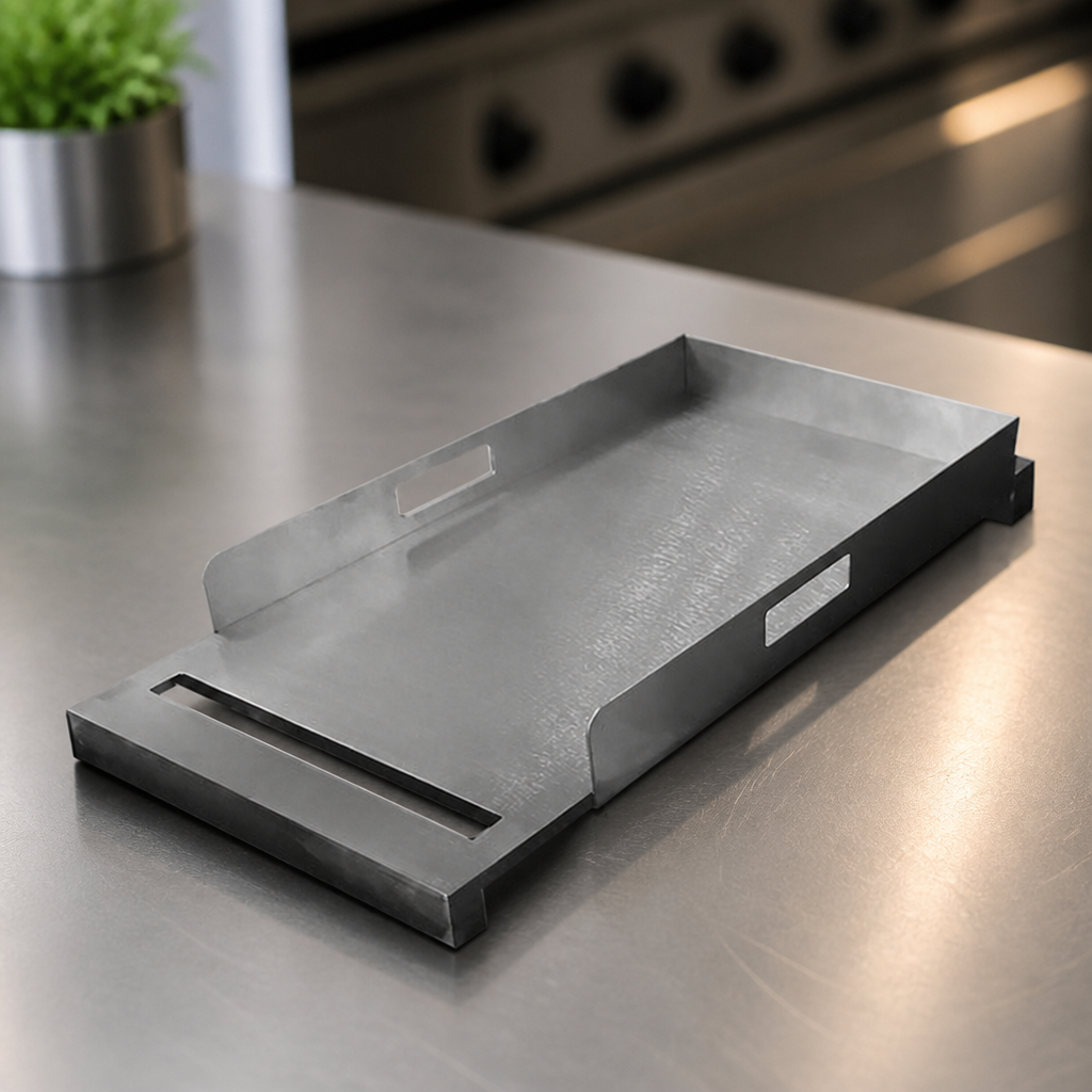 Commercial Griddle Plate 260mm Wide Stainless Steel Spare Part