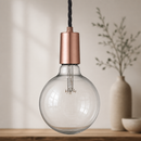 Sleek Edison Wire Pendant Light for Industrial Interiors