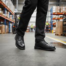 Premium Lightweight Executive Safety Shoe with Steel Toecap and Composite Midsole for All-Day Comfort and ESD Protection