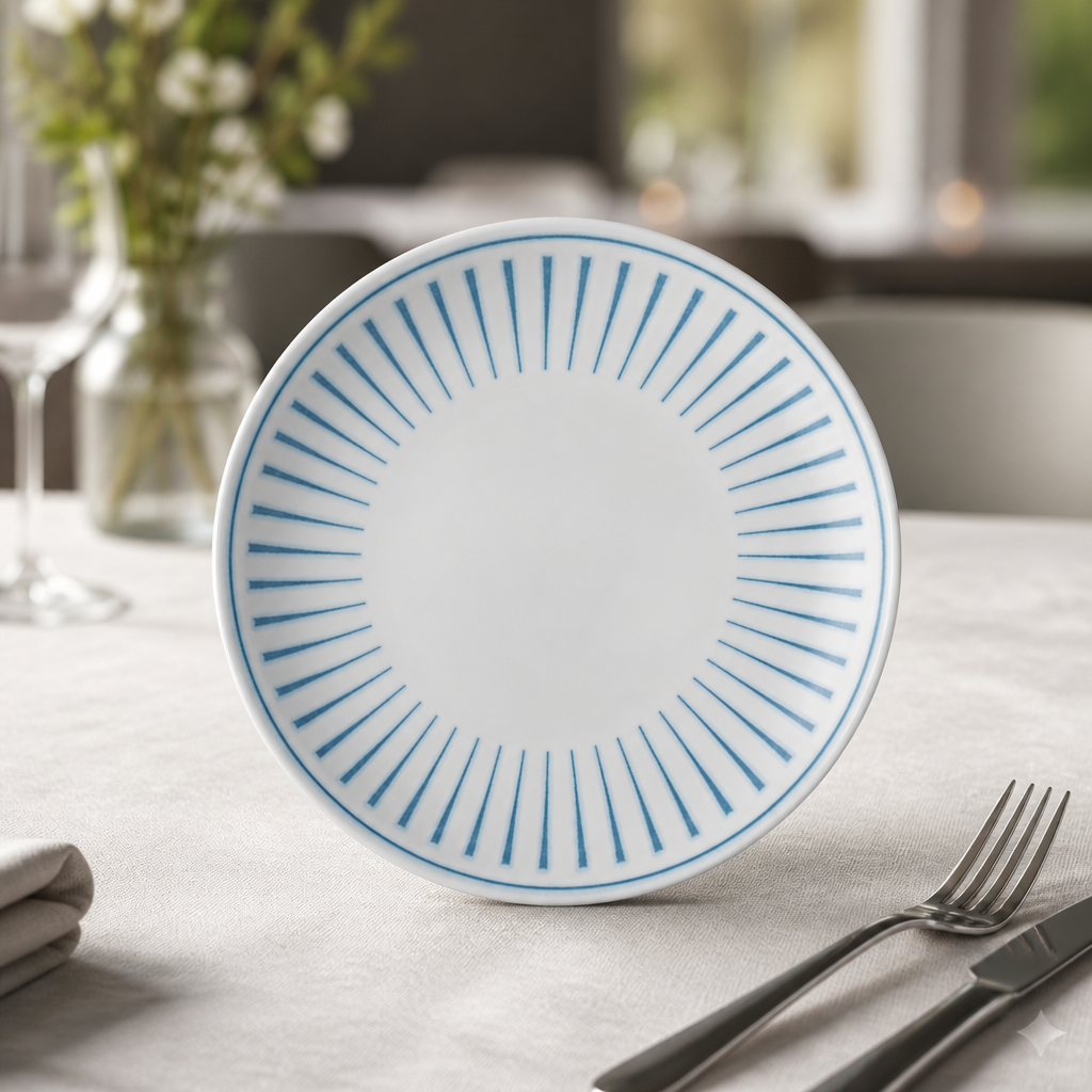 Commercial Coupe Plates 260mm - 12 Pack Super Vitrified Ceramic