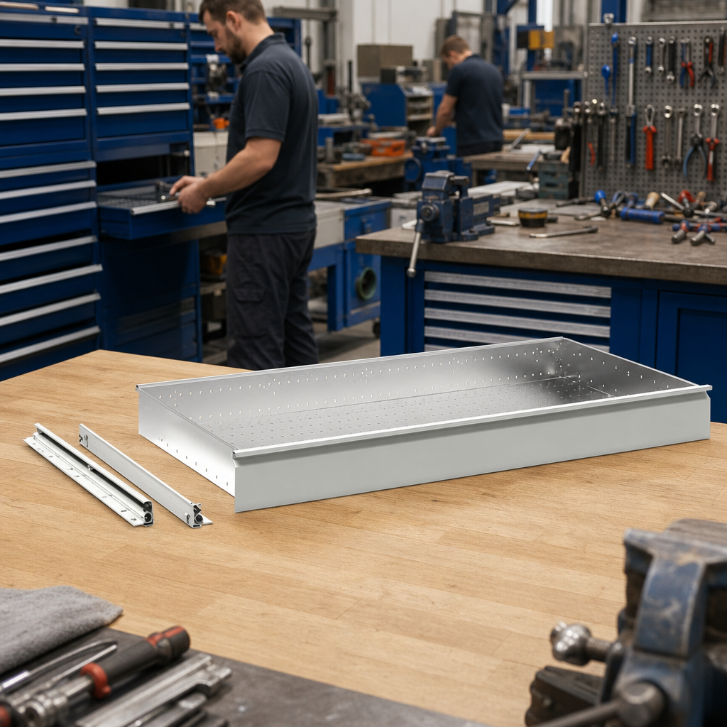 125mm High 75kg Capacity Internal Drawer Kit for Tool Cupboards