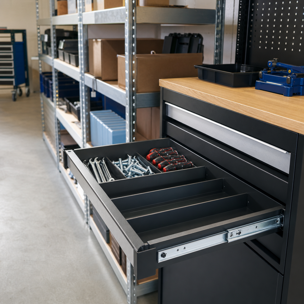 125mm High 75kg Capacity Internal Drawer Kit for Tool Cupboards