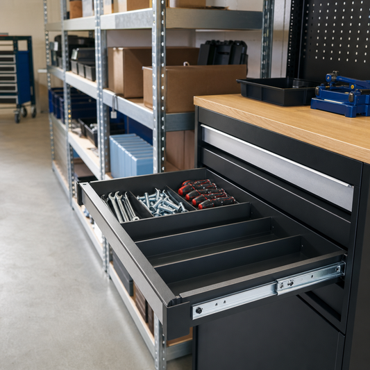 125mm High 75kg Capacity Internal Drawer Kit for Tool Cupboards