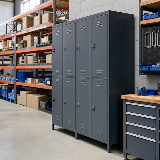 1265mm Tall Metal Storage Lockers with Choice of Locks