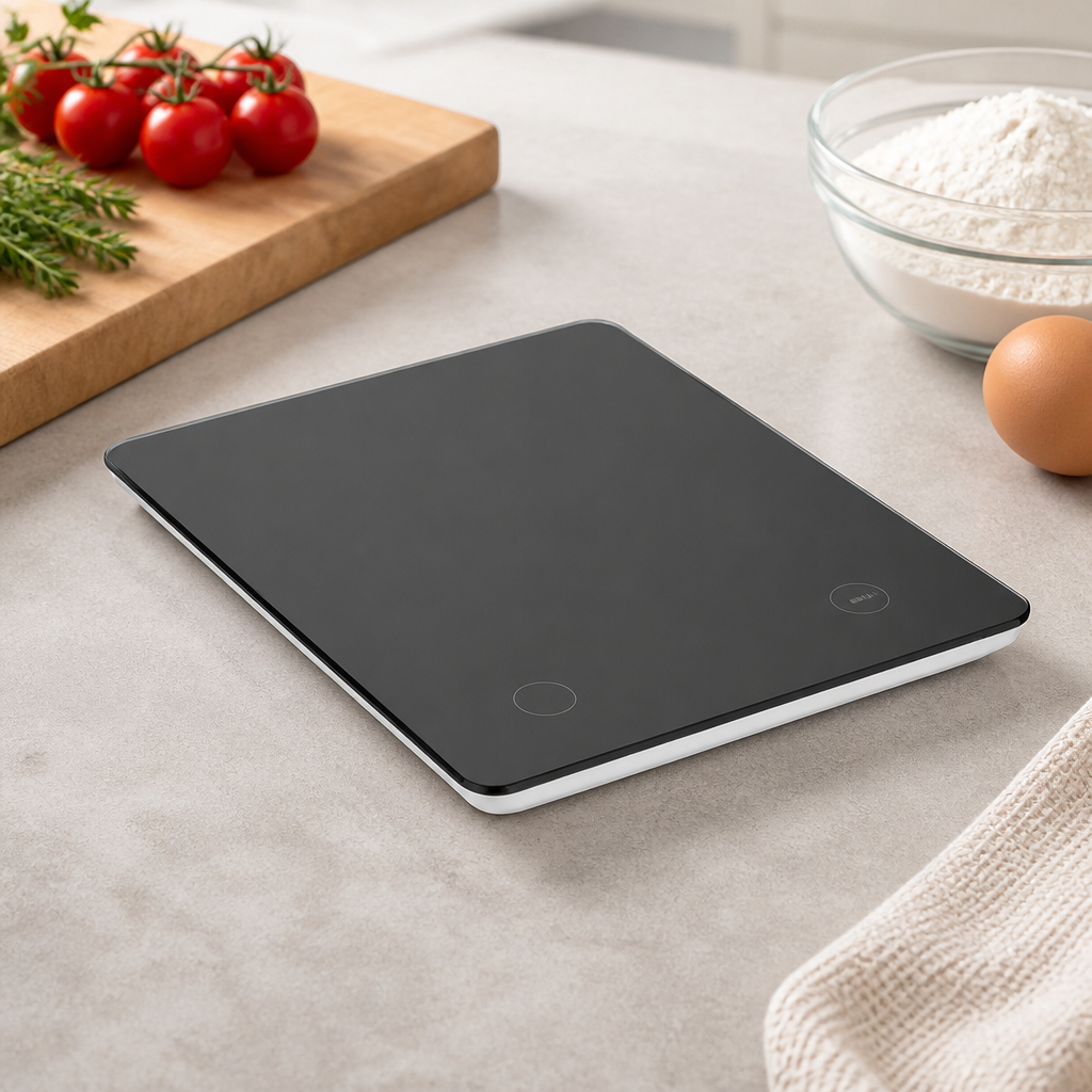 Digital Weighing Scales 10kg Capacity Tempered Glass Surface