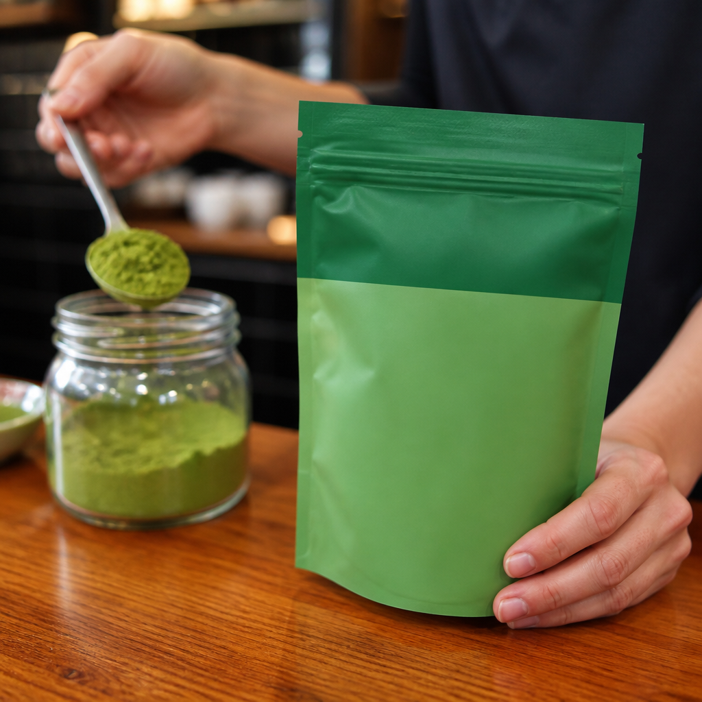 Ceremonial-Grade Matcha Powder 250g in packaging