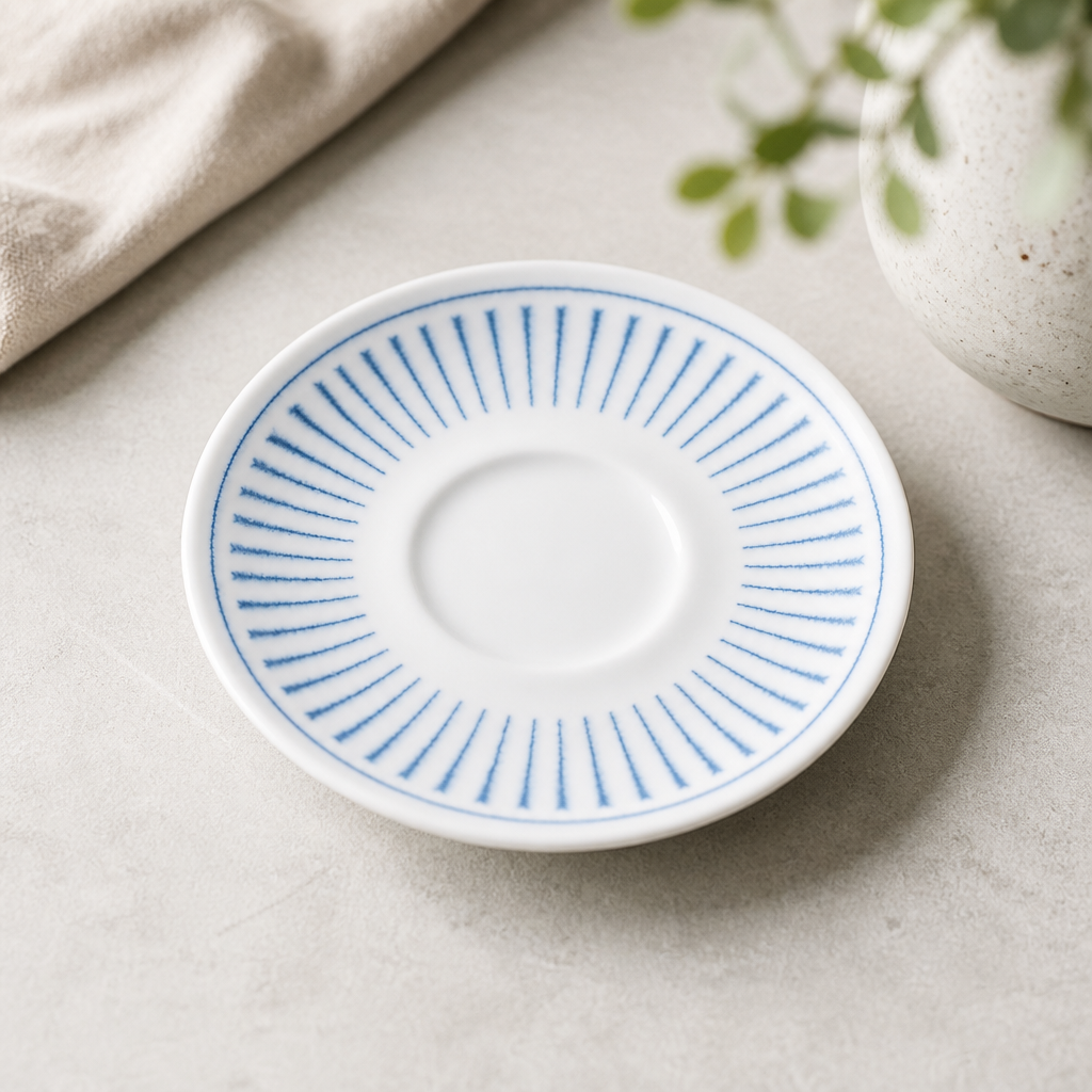 Commercial Ceramic Cappuccino Saucers 118mm Pack of 12