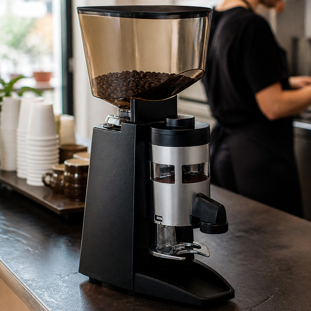 Commercial Silent Espresso Coffee Grinder with Dispenser 40kg