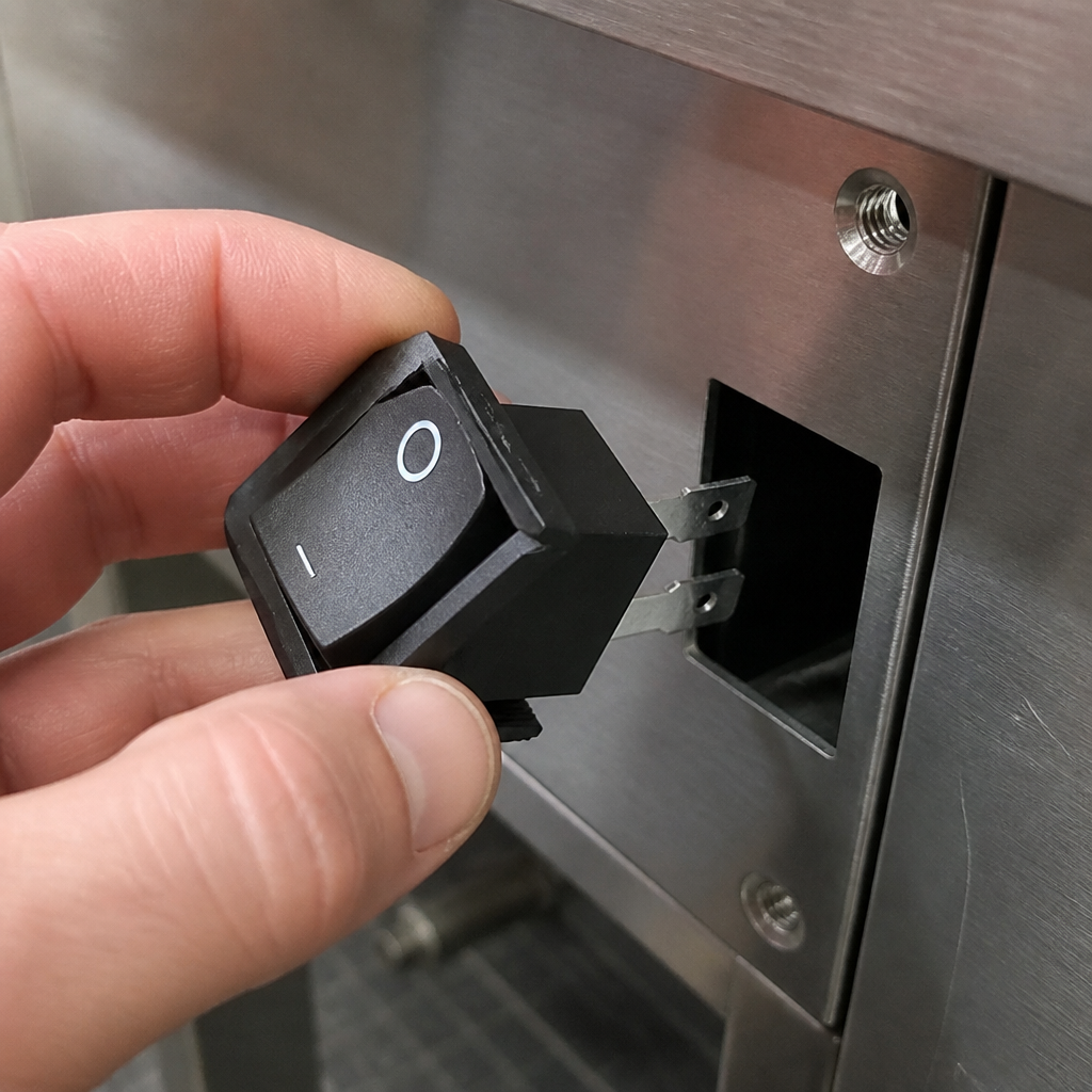 Replacement power switch for commercial coffee machines