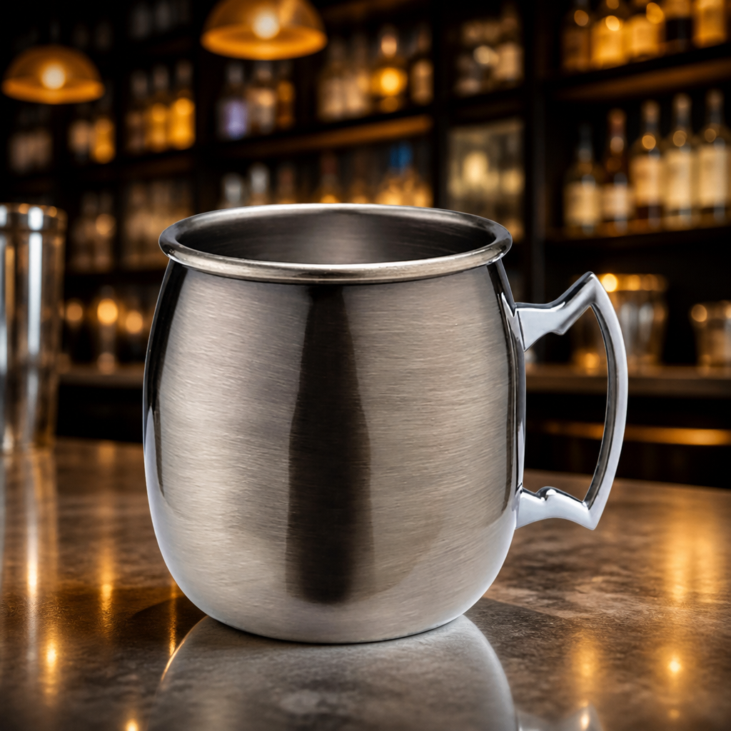 500ml Antique Brass Plated Commercial Moscow Mule Mug